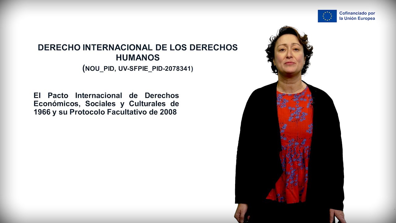 1 El Pacto Internacional de Derechos Económicos, Sociales y Culturales