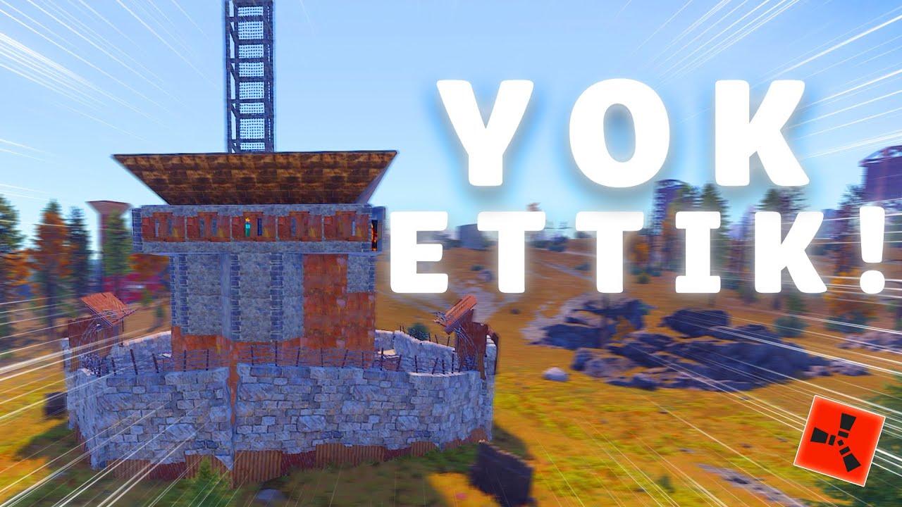 CEZA ODALI EVE RAID ATTIK ÇOK RİSKLİ OLDU ! - Rust Türkçe
