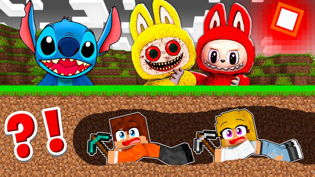 CHOWAMY SIĘ PRZED LABUBU i STITCH w Minecraft!