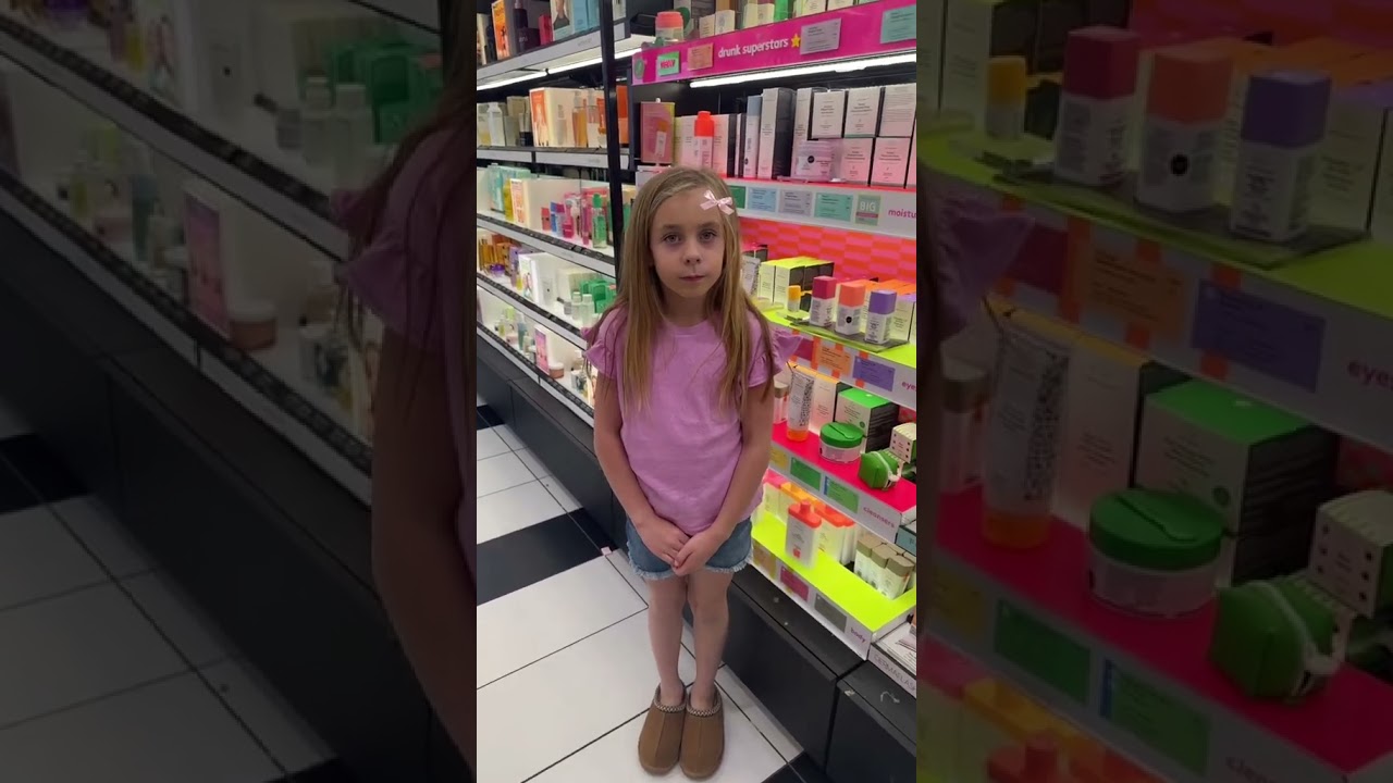 When you are a Sephora kid! #sephora #sephorakids #makeup #grwm #daughters  #shortsfeed  #cheermom