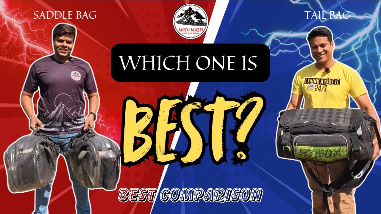🏍️ Saddle Bags vs. Tail Bag - Which One is Best for You? (With a Fun Twist! 😂)