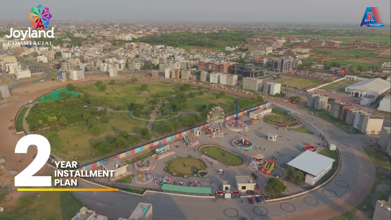 Joyland Commercial - Al Rehman Garden Phase 2 - Commercial Plots on Installment
