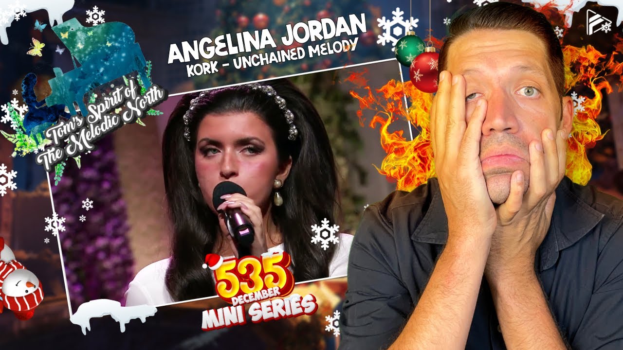 FLAMING THE PODIUM ALREADY!! Angelina Jordan - KORK - Unchained Melody (Reaction) (TSMN 535 Series)