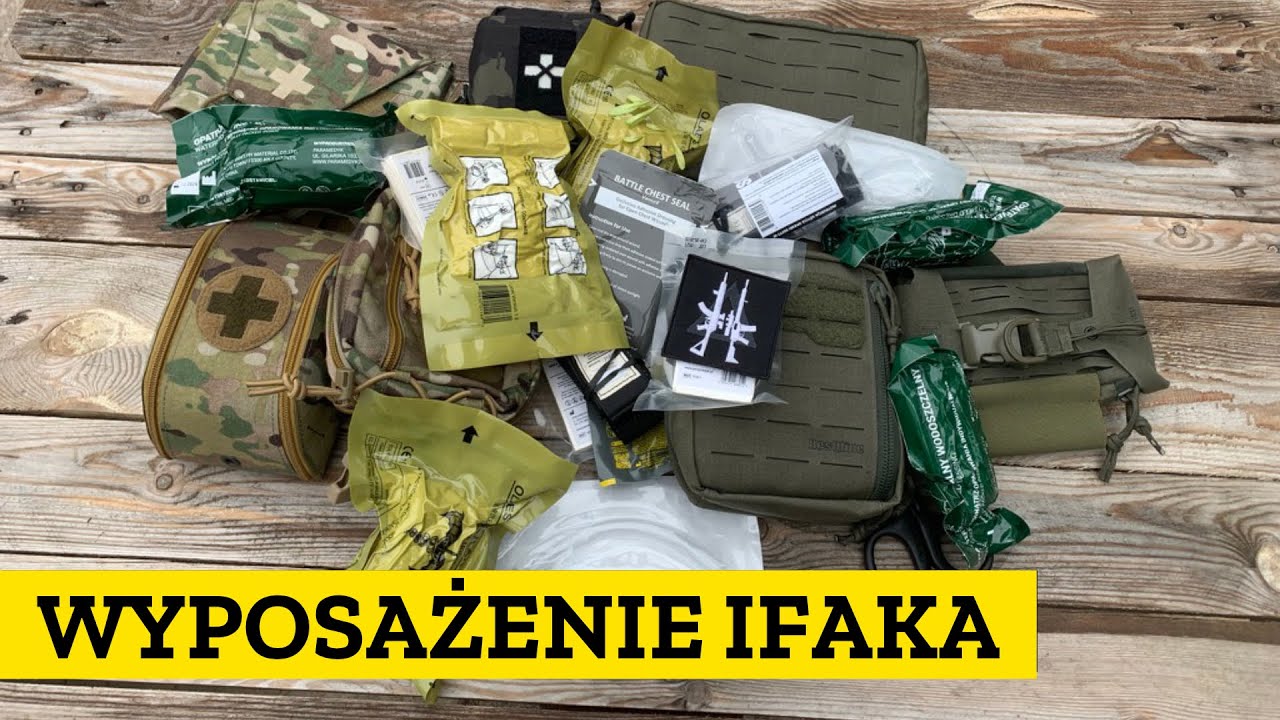 WYPOSAŻENIE IFAKA. Sikor, ExOperator JWK o wyposażeniu apteczki indywidualnej.