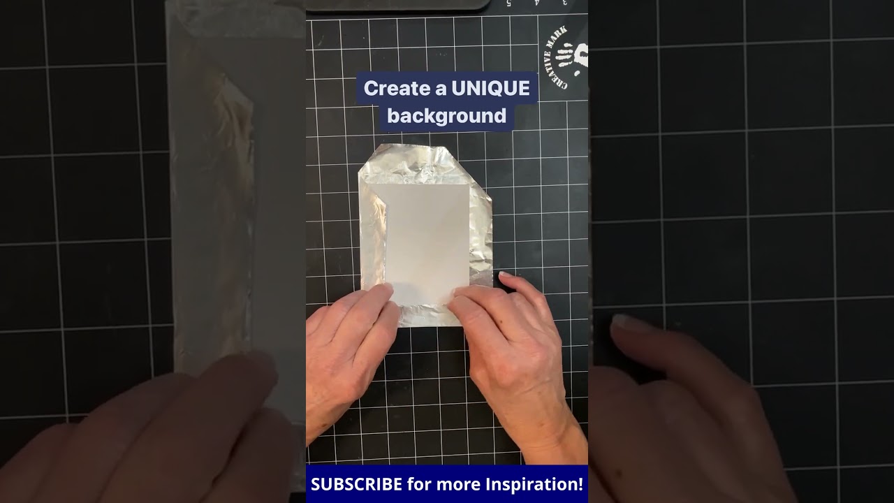 Use Your Aluminum Foil to Create a Cool Background!