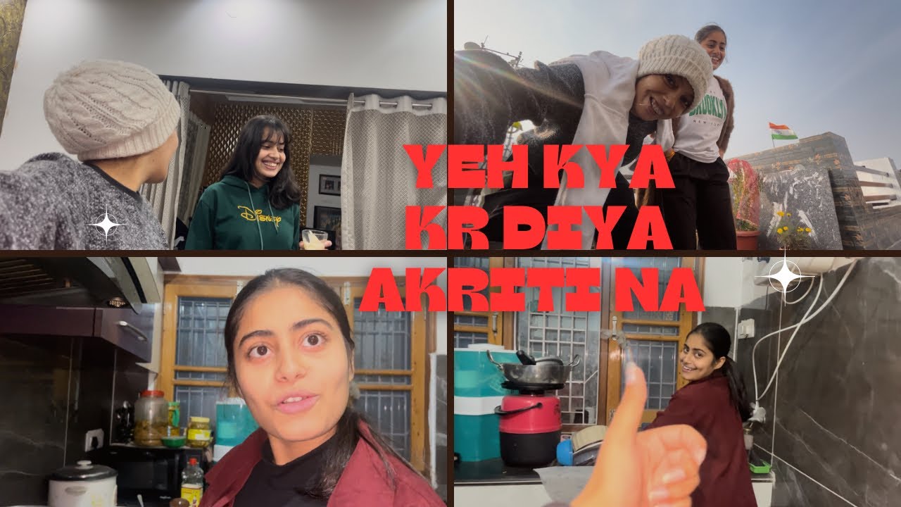 AKRITI SA MILNA ACHANAK JANA PRA 😂🤣
