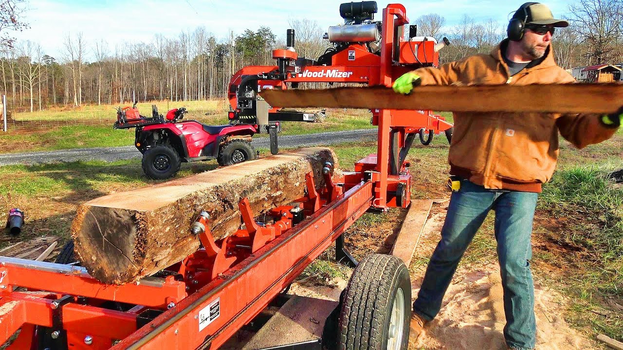 First time running the saw mill...AND I SCREWED UP!