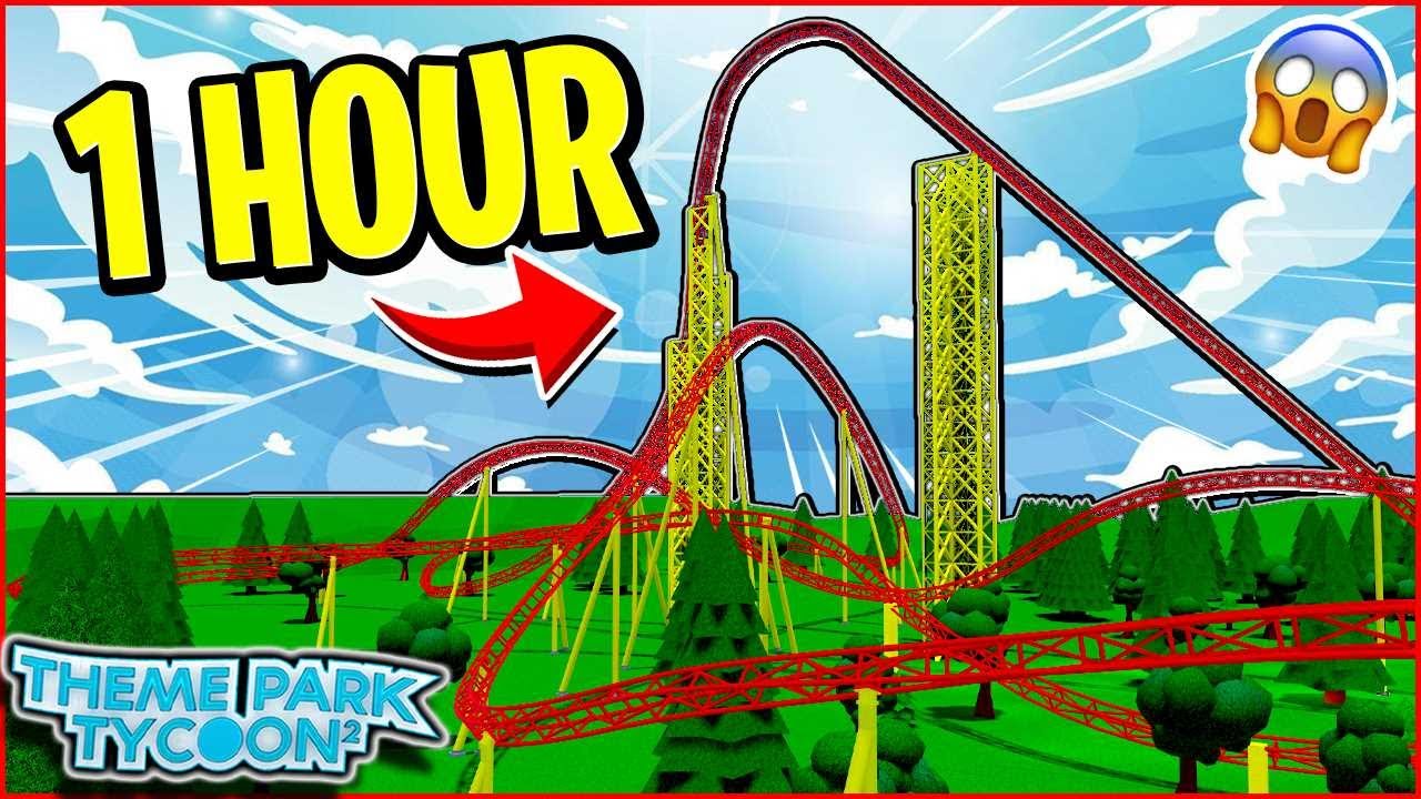 Can I Build *INTIMIDATOR 305* In 1 HOUR?! (Theme Park Tycoon 2)