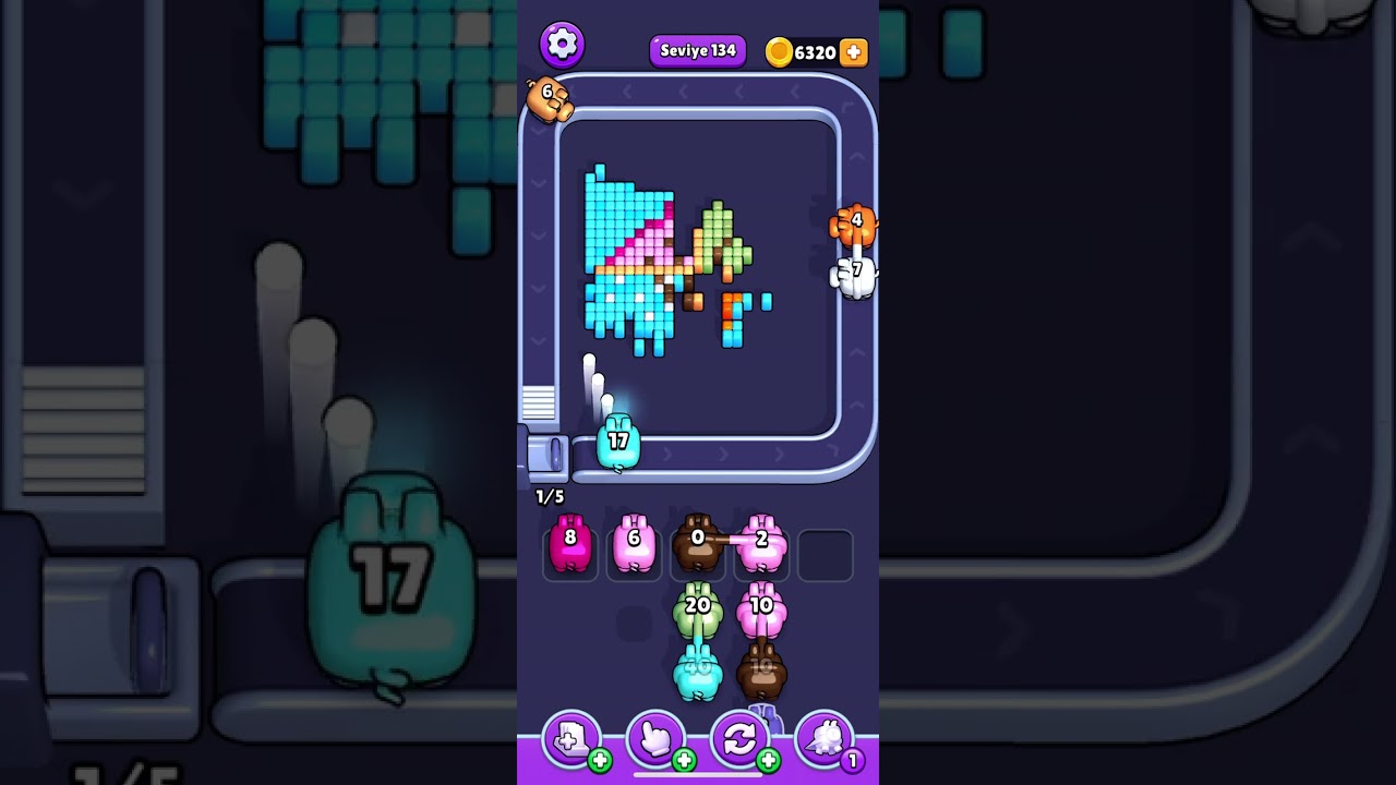 Pixel Flow Level 134 Walkthrough | Easy & Fast Solution 🎮✨