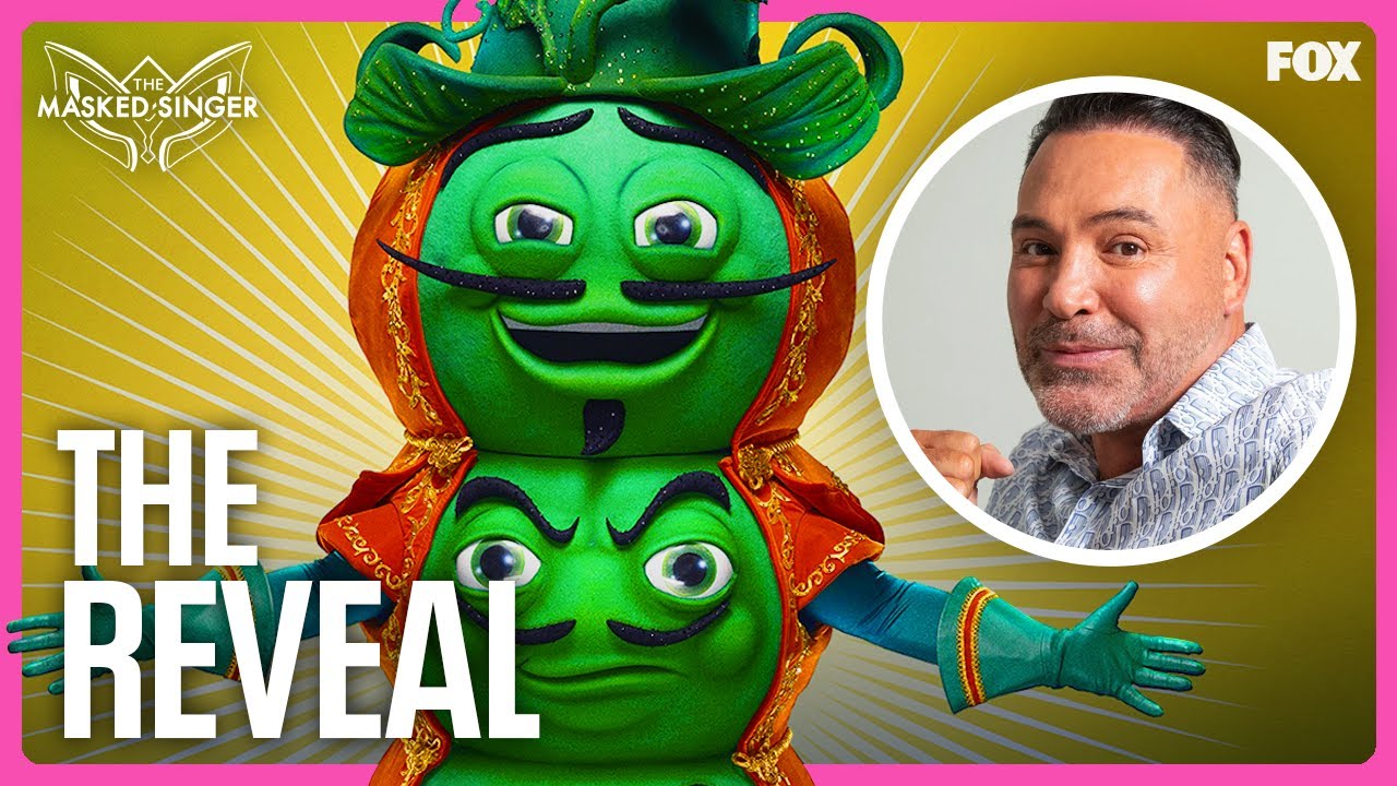 The Reveal: Oscar De La Hoya Is Fuzzy Peas! | Season 13 | The Masked Singer
