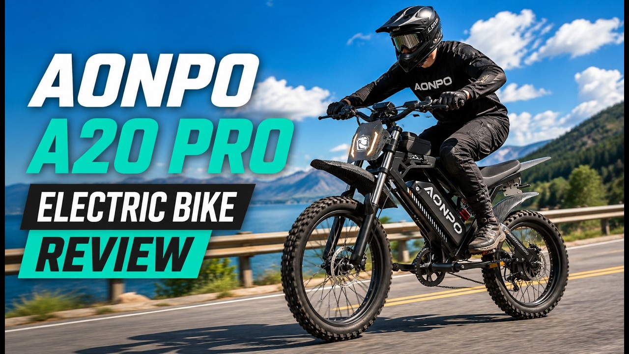 Обзор электровелосипеда AONPO A20 Pro | Лучший электрический внедорожный велосипед 2026 года!