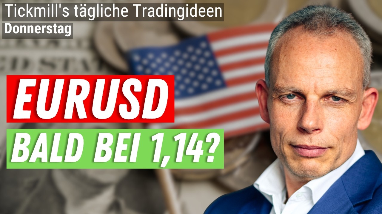 EURUSD rutscht ab und DAX auf Talfahrt (aktuelle Tradingsetups)