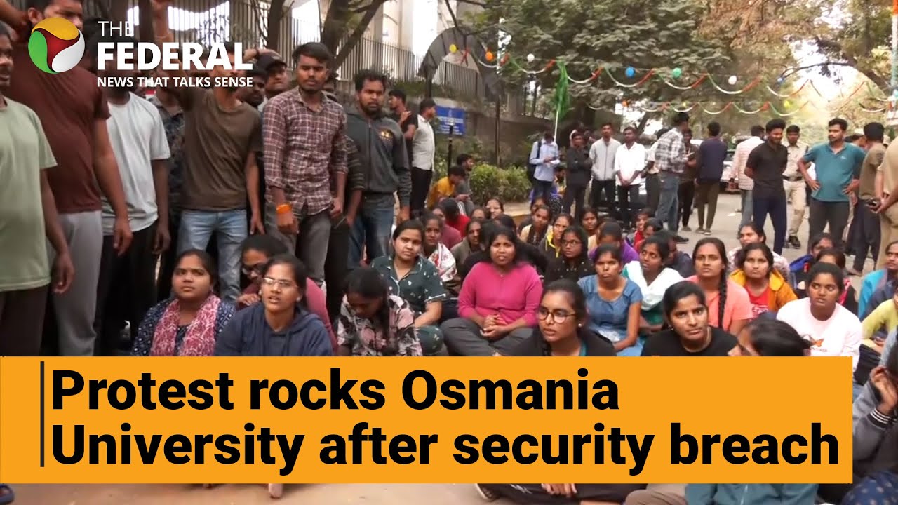 Osmania University students protest security breach at girls hostel | The Federal