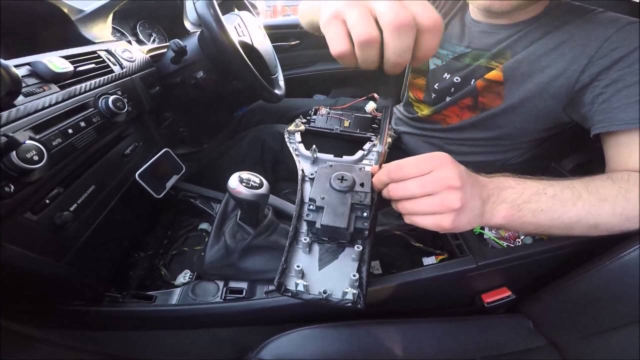 How to remove iDrive Controller from BMW E90 E91 E92