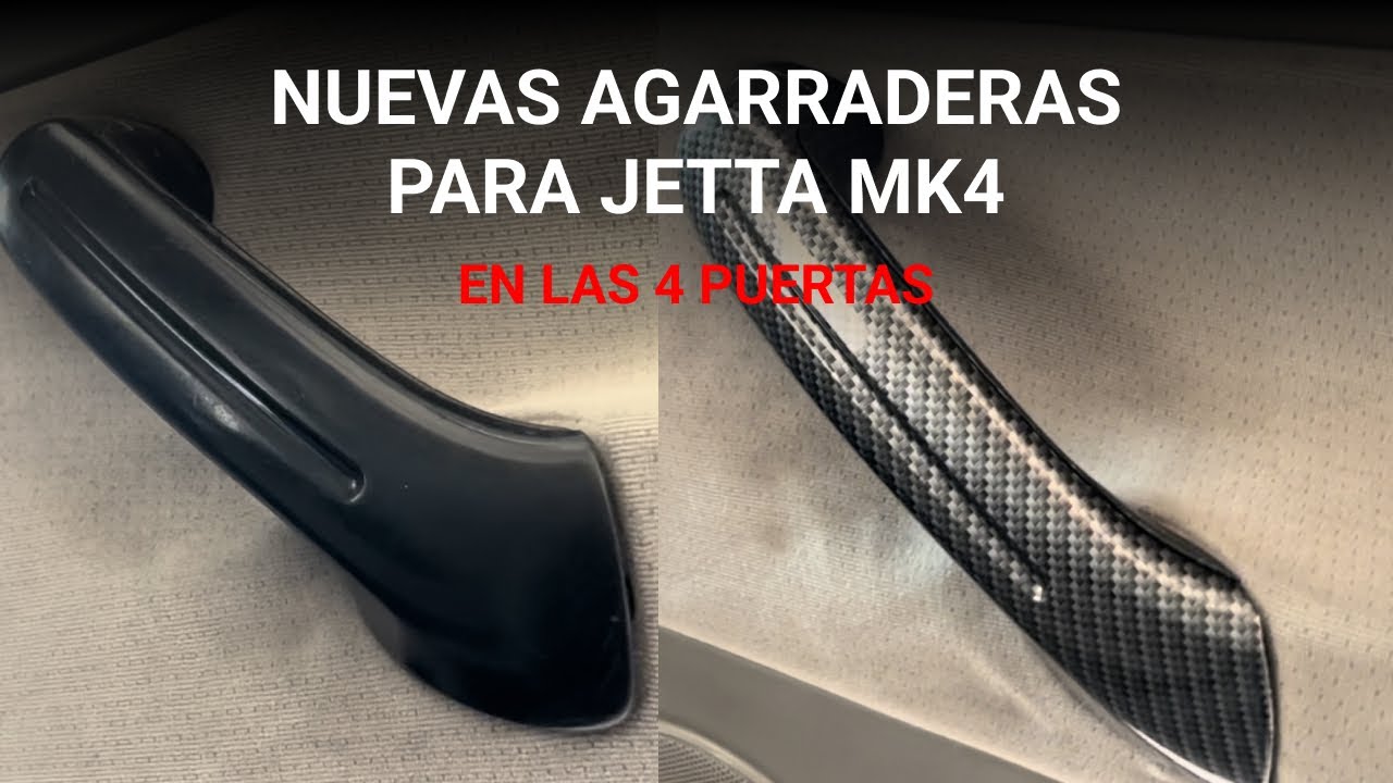 NUEVAS AGARRADERAS (ASIDEROS) AL JETTA MK4