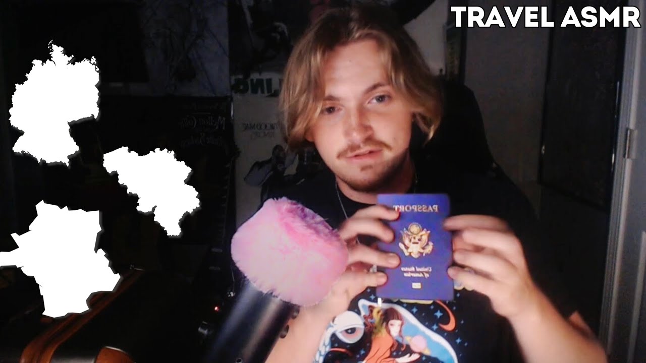 ASMR | Travel Items and Whispered Rambles