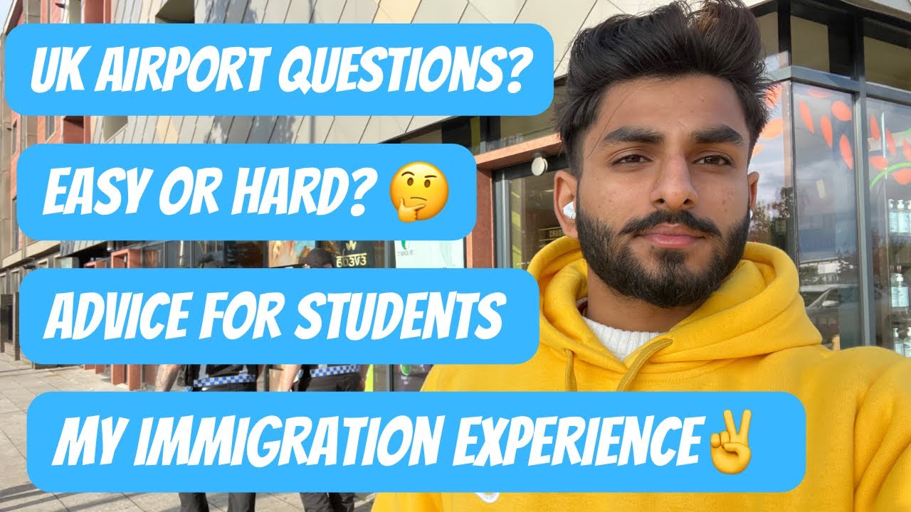UK Airport Immigration Questions || My Experience At Birmingham Airport 🇬🇧||  Vlog