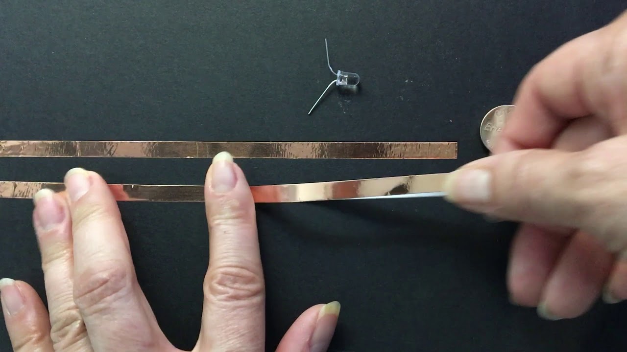 Studio Habits: Adding LED Lights with Copper Tape Simple Circuts