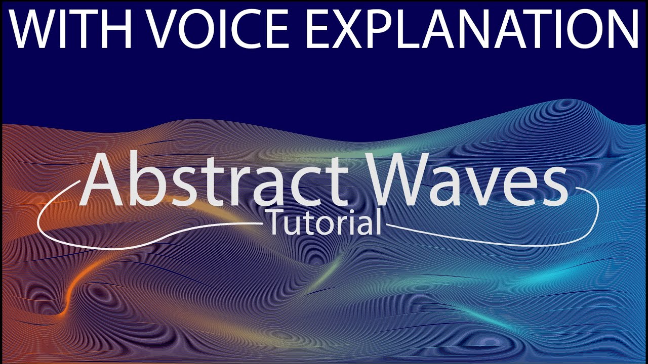 Abstract Background Tutorial in Adobe Illustrator (2020)