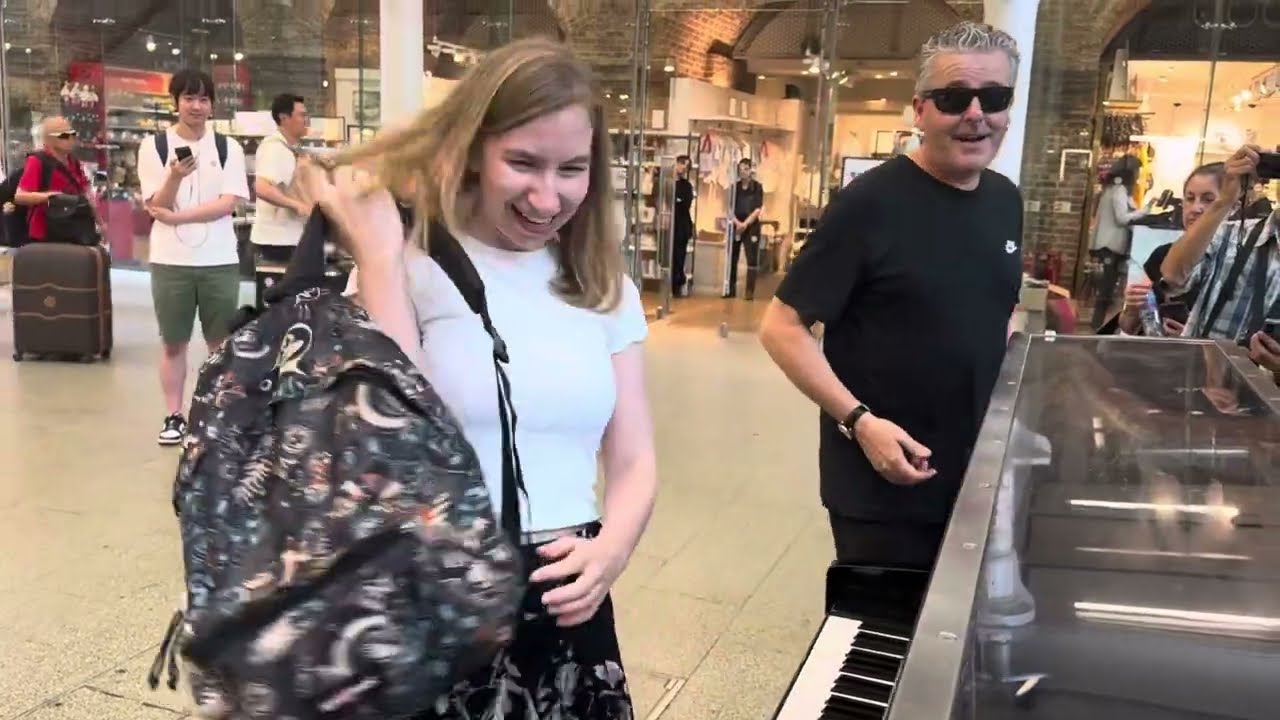 Austrian Girl Has A Delightful Flea Waltz At The Piano