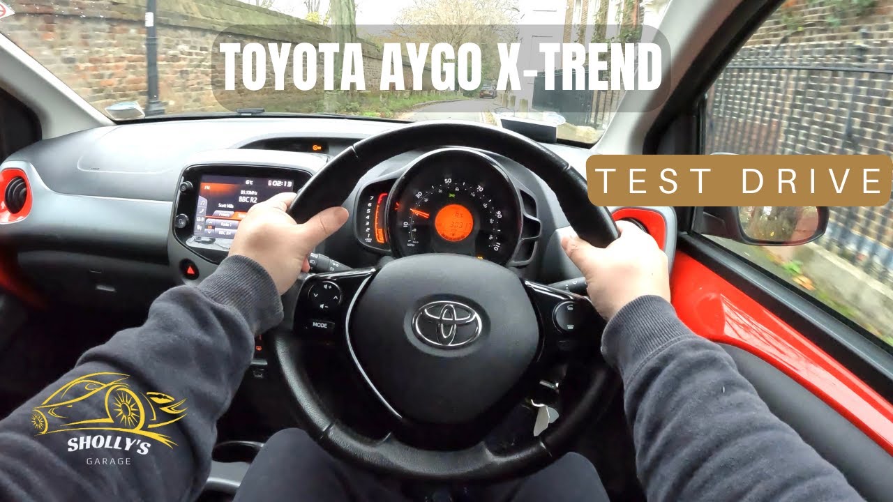 Toyota Aygo X-Trend POV Test Drive [STUNNING STREETS OF LONDON ENGLAND]