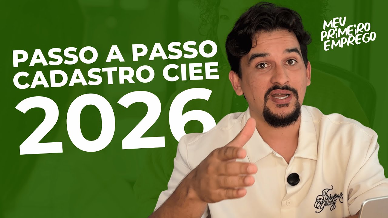 COMO SE CADASTRAR NO CIEE EM 2026