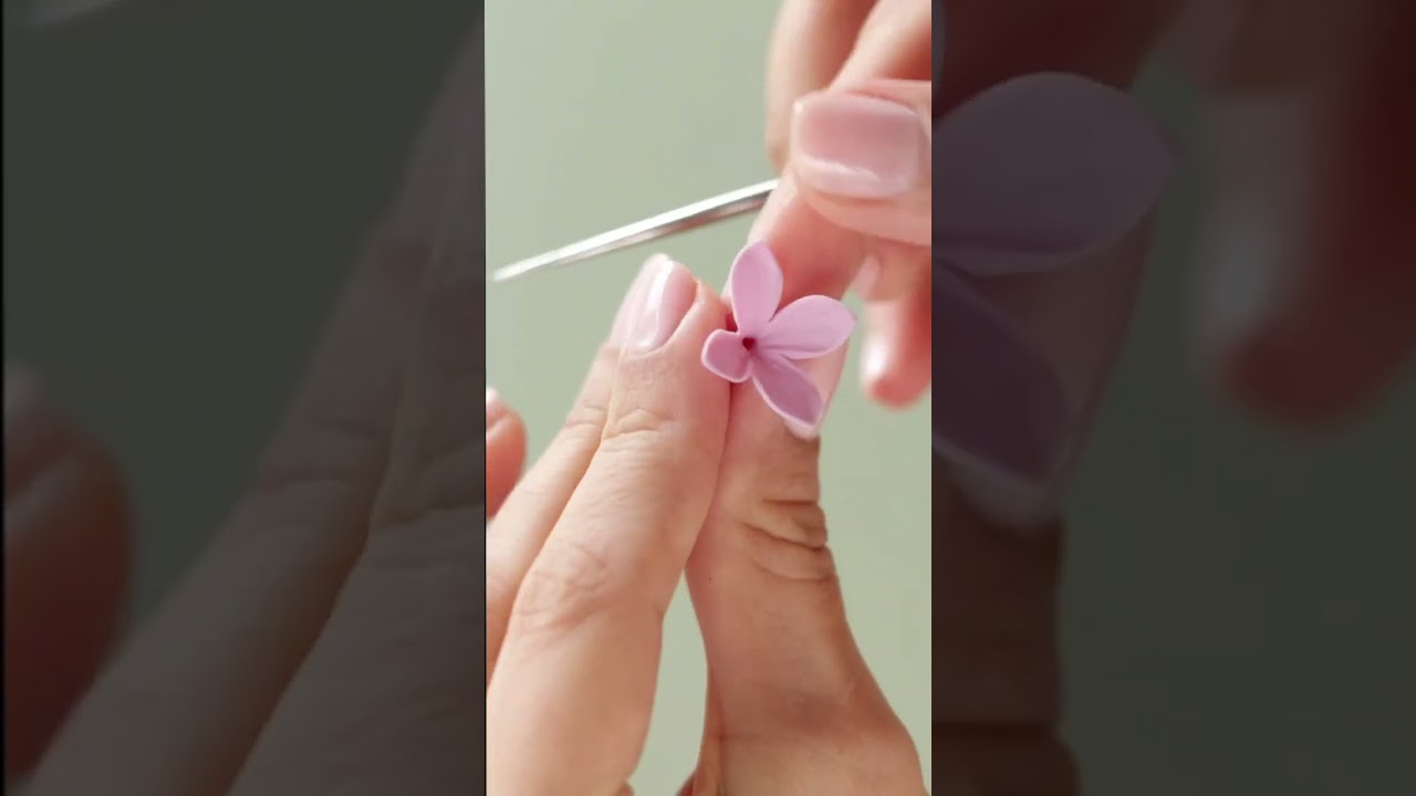 Creating a clay lilac#shorts