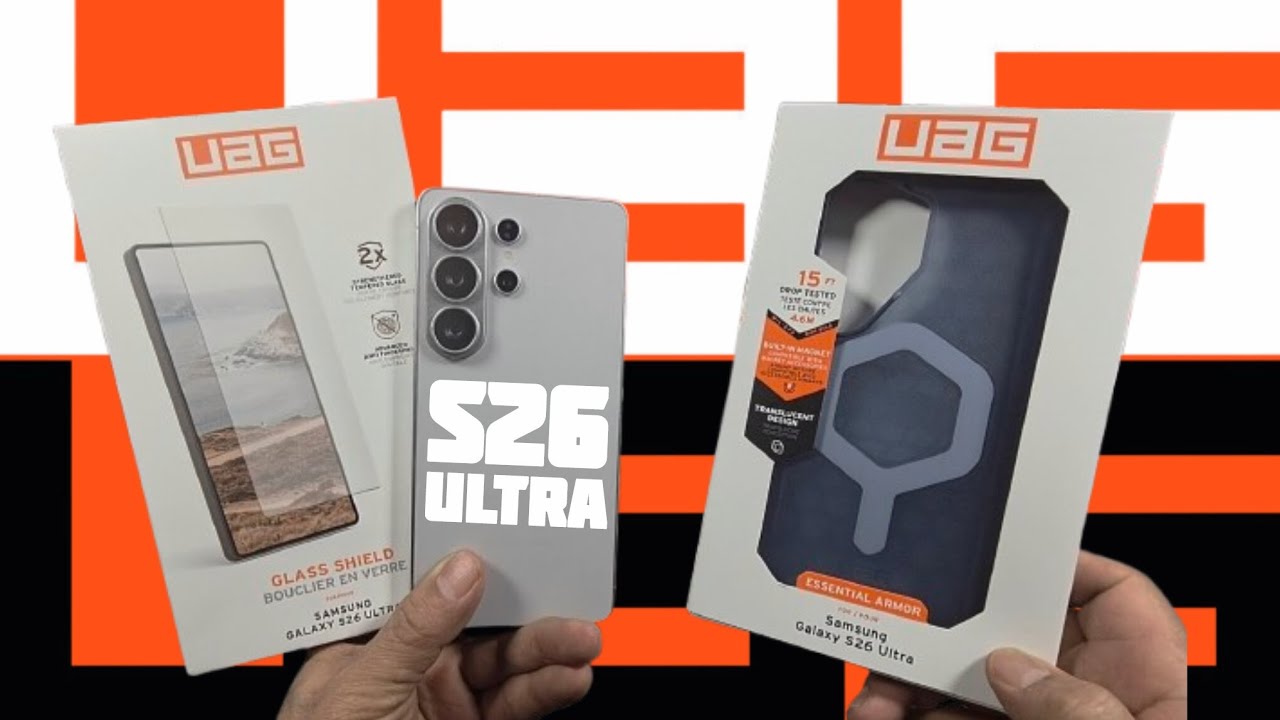 UAG Glass Shield Protector Install & Essential Armor Case Review for Samsung Galaxy S26 Ultra 