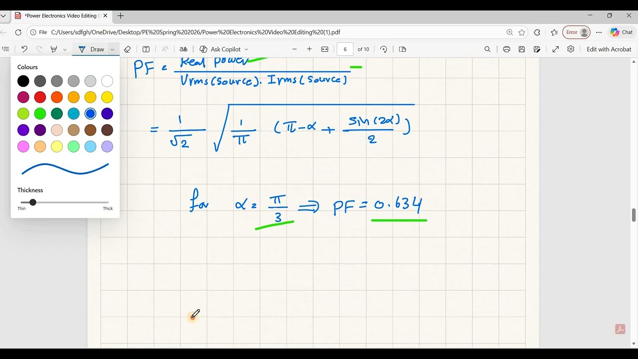 4 Simulatio of Single phase half wave controlled rectifier
