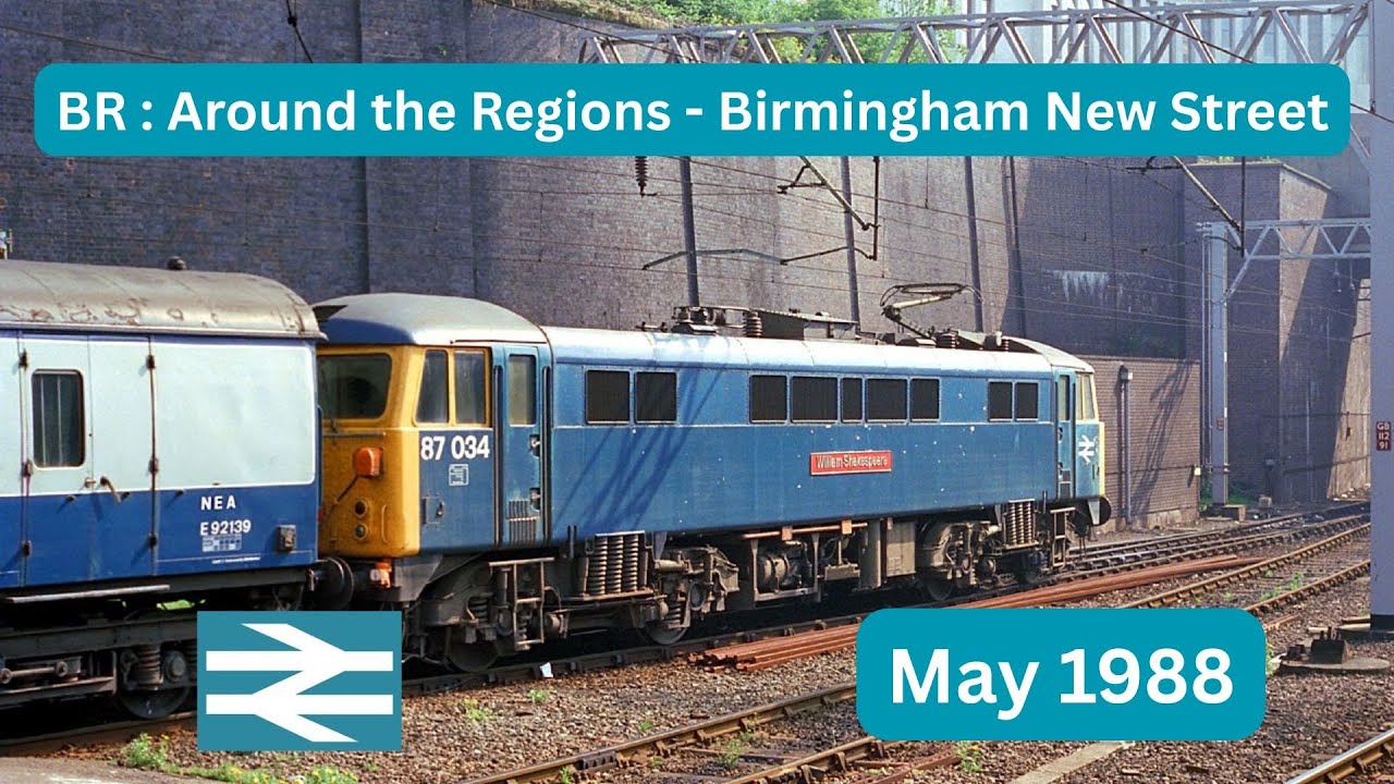 BR : Around the Regions - Birmingham New Street in May 1988