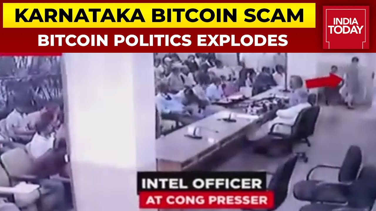 Bitcoin Scam: Karnataka Congress Releases Video Of Intel Officer At Presser