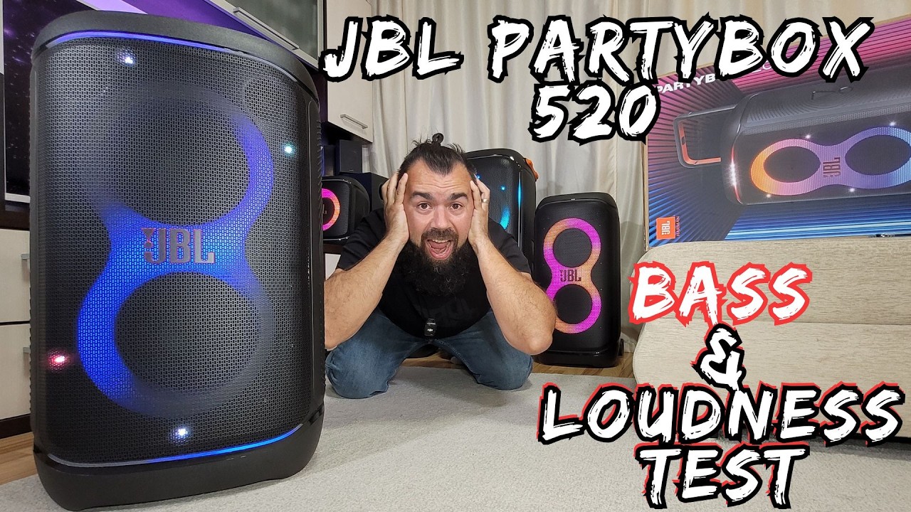 JBL PartyBox 520 Loudness & BASS Test Will Shock You!