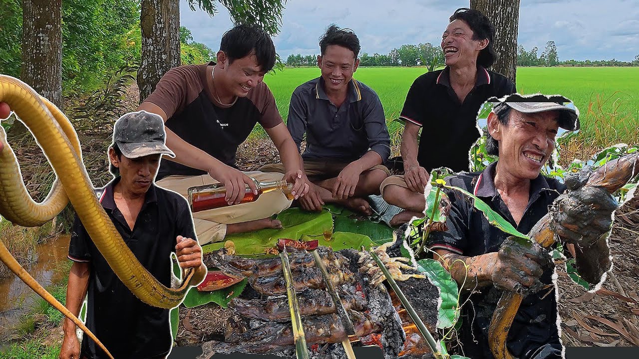 Ra đồng bắt quá nhiều mồi 