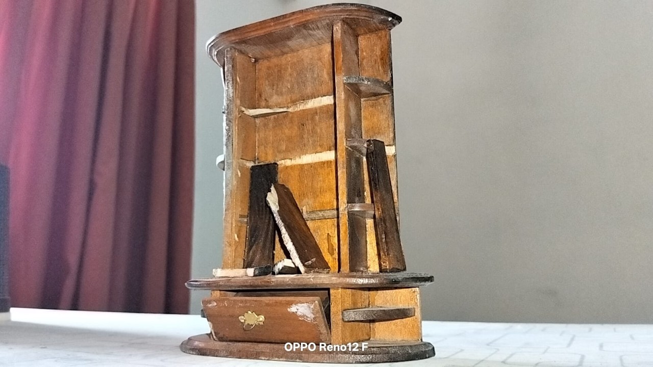 Handmade Mini Wooden Cabinet | Relaxing Craft Video | Mini Shelf Making ASMR | Restoration Relics.