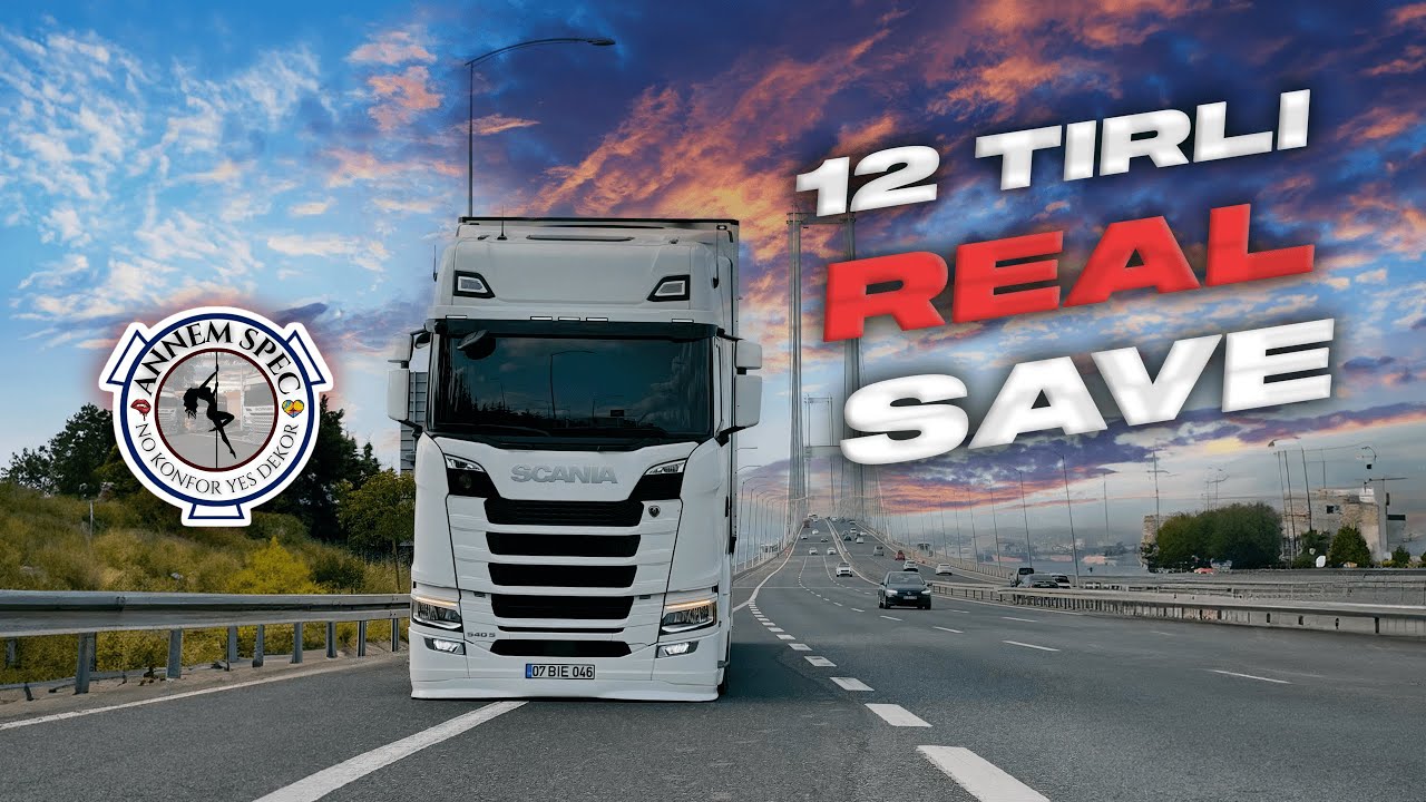 🟡 ETS 2 🟡 12 TIRLI REAL SAVE 🟡 SÜRÜNGEN SPEC 🟡