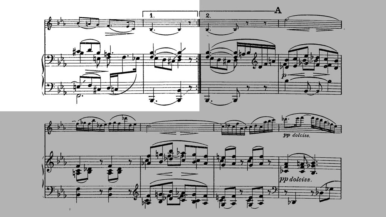 Violin Sonata No.6 in G Minor Op.103 By Robert Fuchs (with Score)