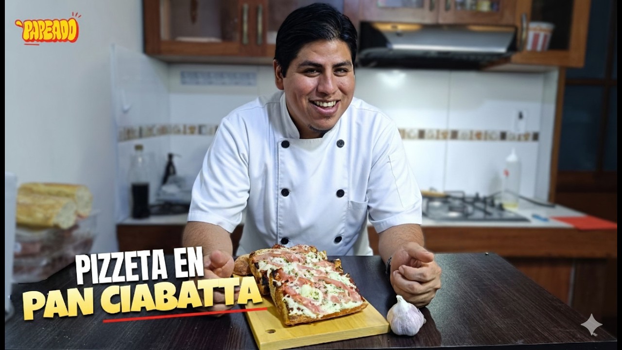 ¿Por Qué Esta Pizzeta en Ciabatta es Tan Fácil y Deliciosa? | PAPEADO