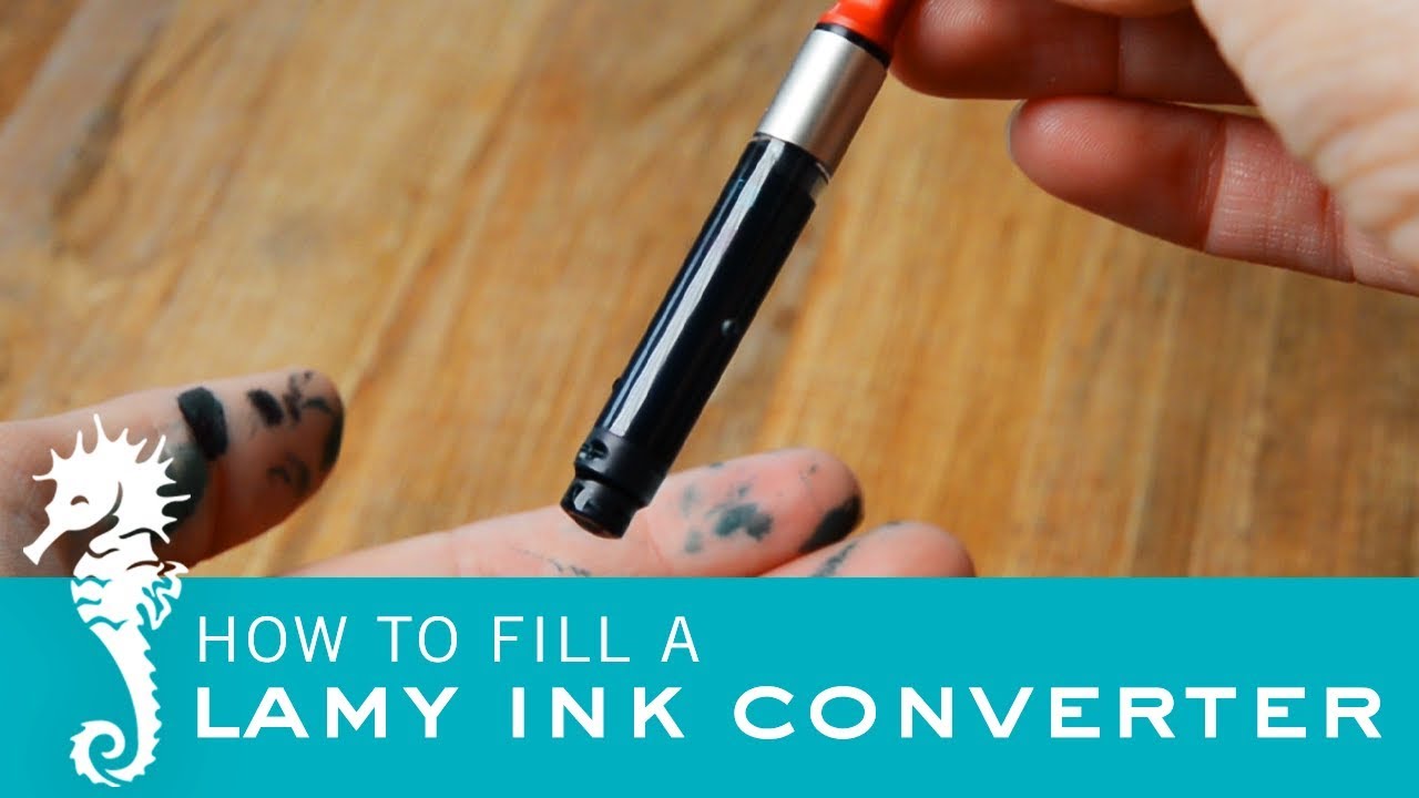 How To Fill a Lamy Converter | The Paper Seahorse