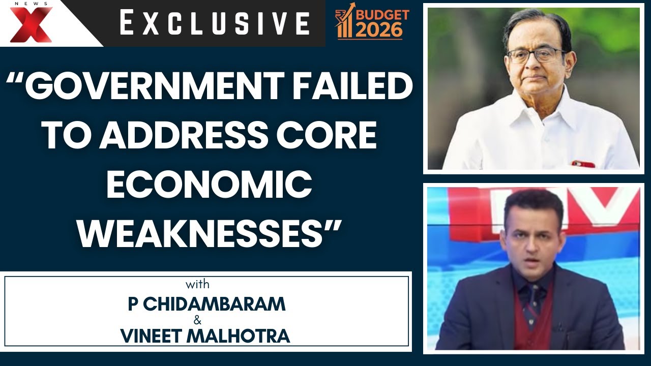 Union Budget 2026: Chidambaram Says Government Failed to Address Core Economic Weaknesses