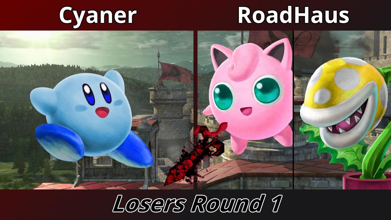 Castle Siege 107 - Losers Round 1 - Cyaner (Kirby) vs RoadHaus (Jigglypuff, Piranha Plant)