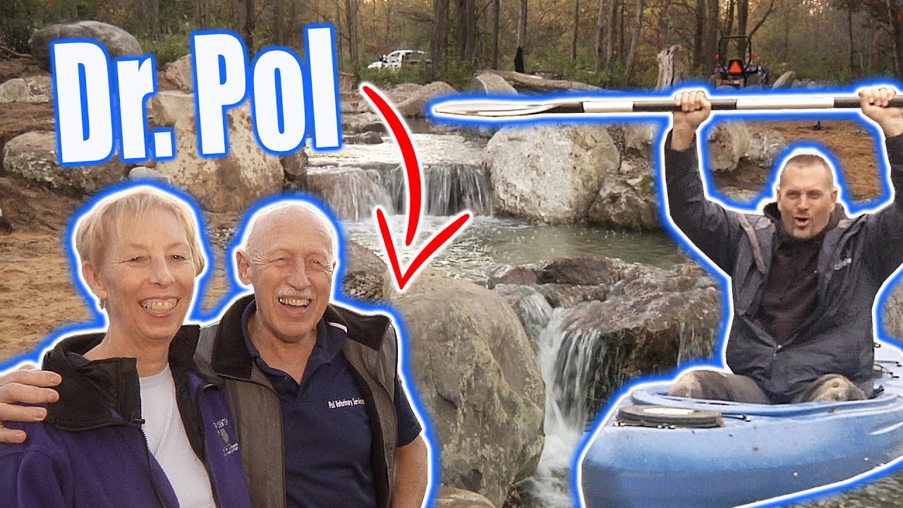 Adding a Waterfall to Dr. Pol's MASSIVE *POND*