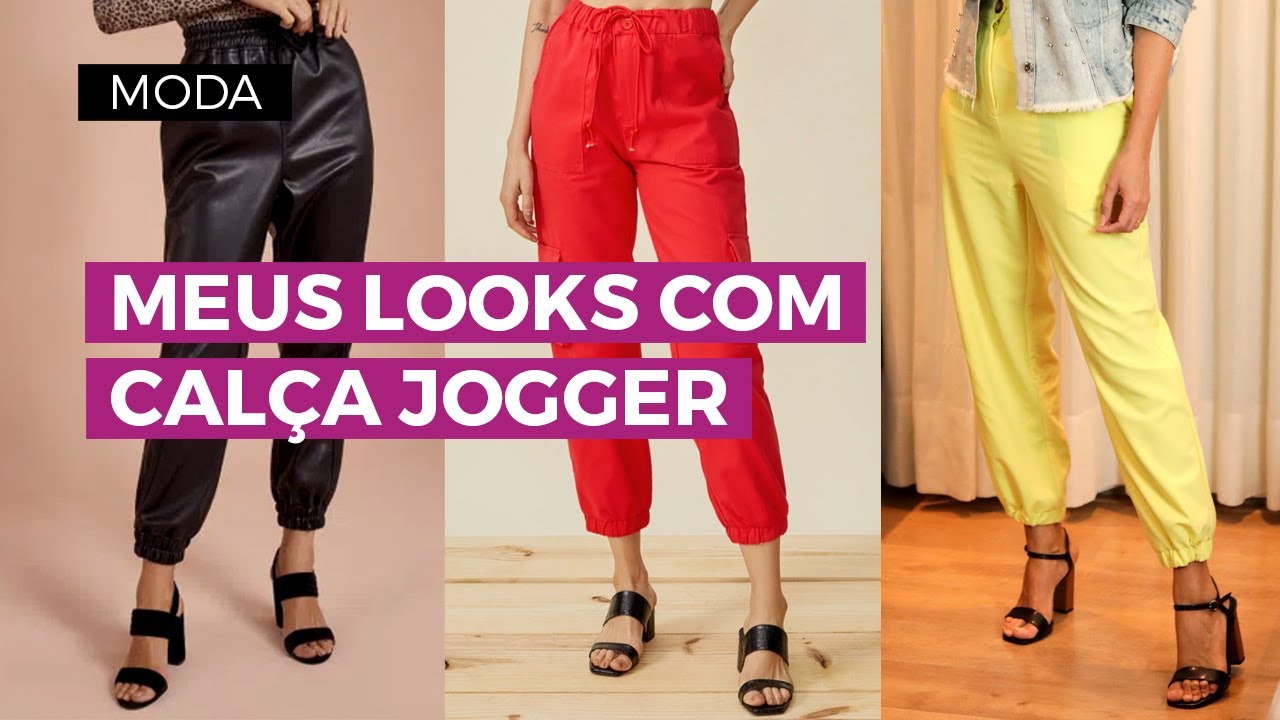 Meus looks com calça jogger | Camila Gaio