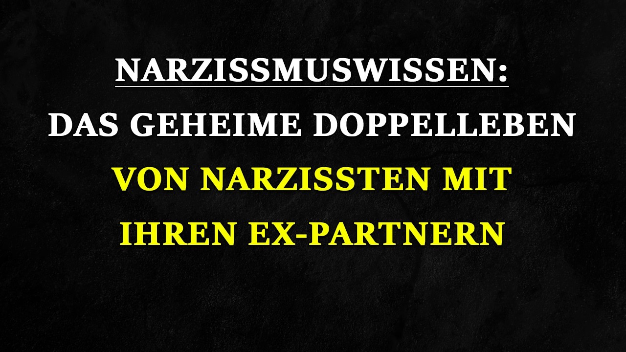 Der verborgene Grund, warum Narzissten geheime Beziehungen zu ExPartnern f&uuml;hren | Narzissmus