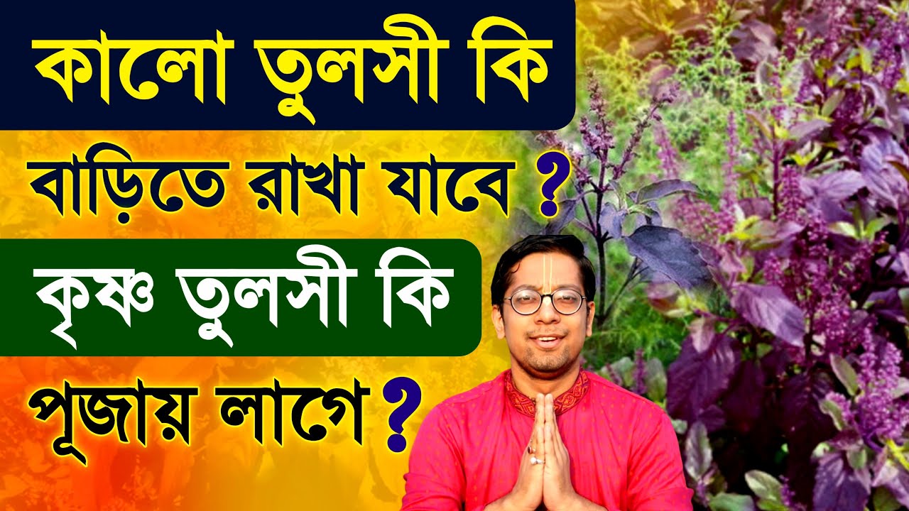 Krishna Tulsi Leaves in Krishna Puja