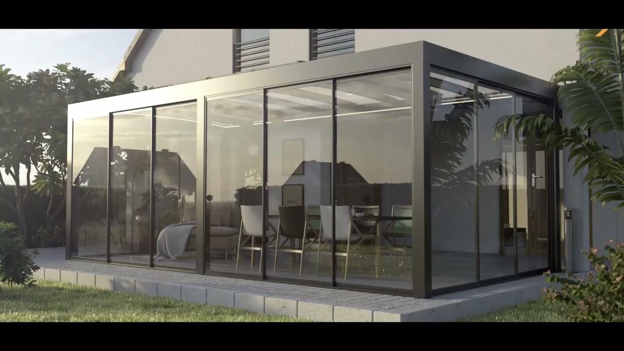 Glass house  Pergola