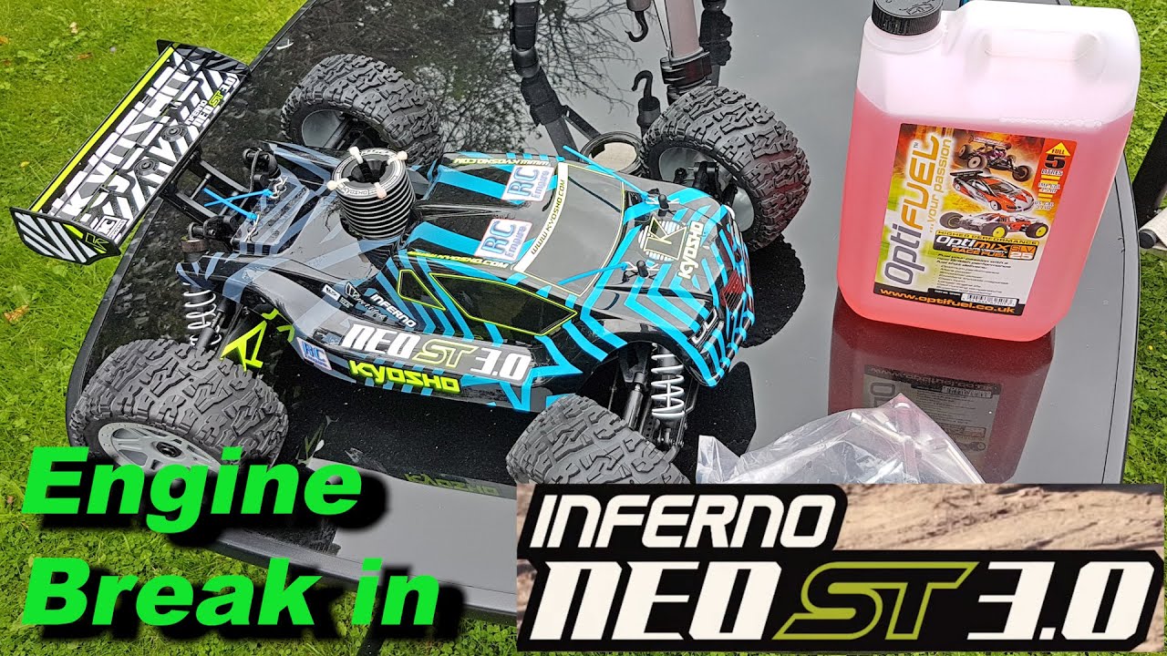 Kyosho Inferno NEO ST 3.0 - Эпизод 4 - Обкатка двигателя и первый запуск