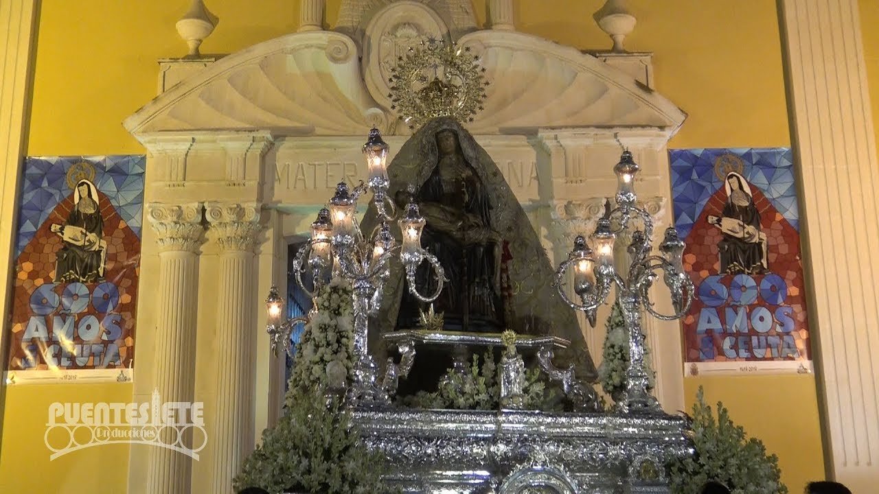 (1/7).- Magna Mariana de Ceuta 2018. Santa María de África. Patrona de Ceuta.