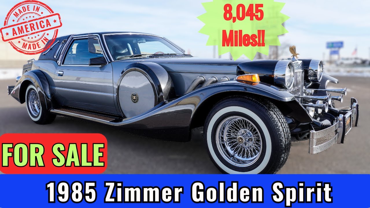 Zimmer Golden Spirit 1985 года * 8045 миль!! * ПРОДАЕТСЯ * 29 980 долларов * #США #круто #классич...
