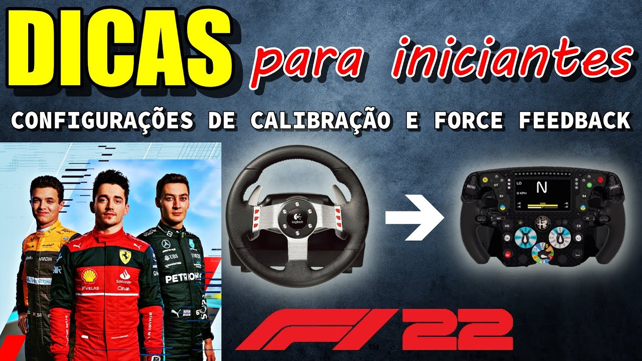 F1 2022 | TUTORIAL | COMO CONFIGURAR VOLANTE | FORCE FEEDBACK