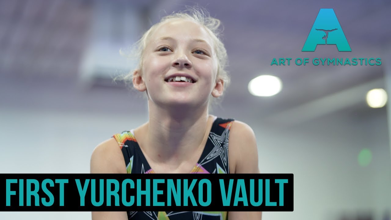 Taylor's First Yurchenko Vault | Gymnastics Training